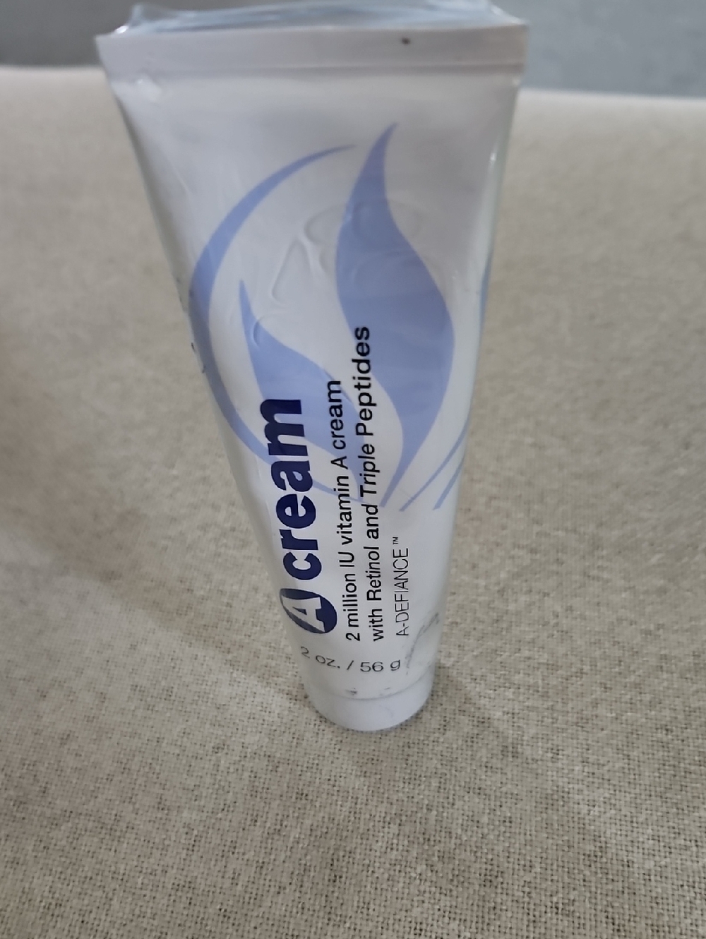 Vitamin A AM PM Moisturizer with Retinol and Triple Peptides - Sealed Tube.